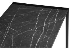 Стол Центавр 120(160)х70х75 файерстоун / черный матовый