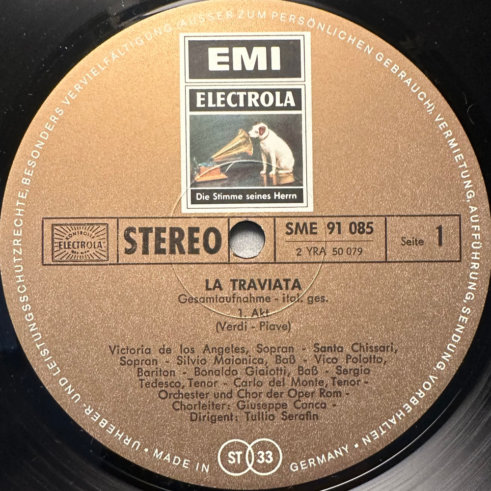 Верди - Травиата 2LP (Германия)