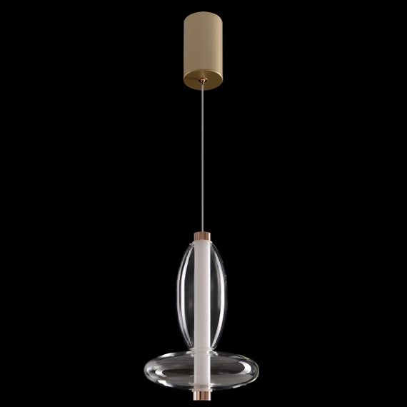 Подвесной светодиодный светильник Crystal Lux Quasar SP7W Led Transparent