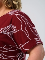 Платье женское "Маки"