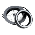 Светильник встраиваемый Vaes SIRIUS V‑R GX53, чёрный, цоколь GX53