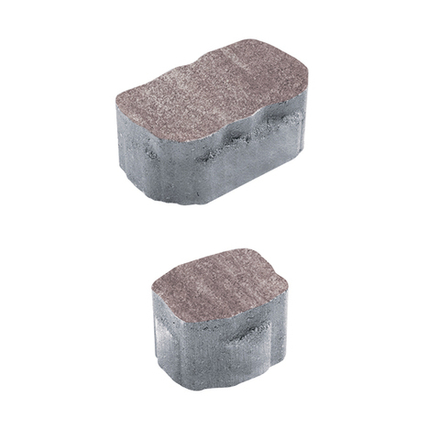 Тротуарная плитка Арена Искусственный камень Плитняк, комплект из 2 видов плит