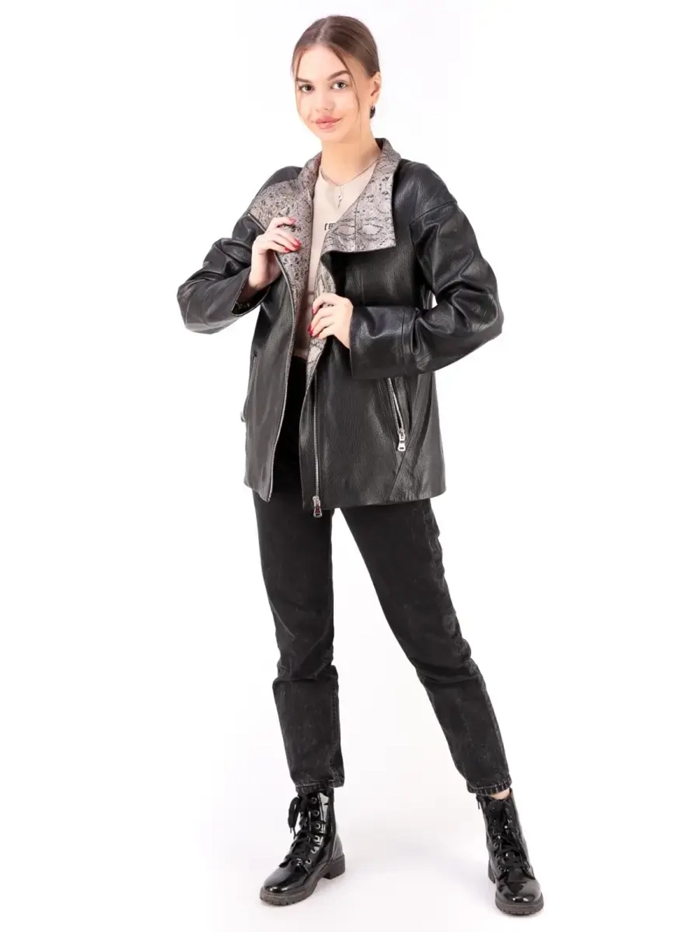 Куртка женская из натуральной кожи