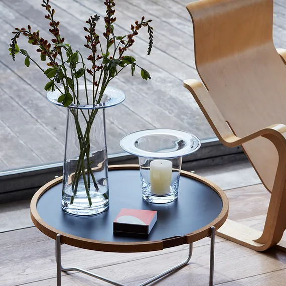 Ваза victoria, 36 см, прозрачная