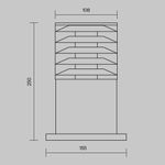 Ландшафтный светильник Outdoor O576FL-01GR