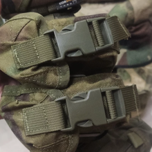 Тактическая военная двойная подсумка под гранаты Мох