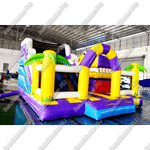 Коммерческий батут "Белый клык" с механизированной головой, размер 6*6*4 м