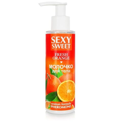Молочко для тела Биоритм Sexy Sweet Fresh Orange, с феромонами, 150 г