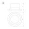 Встраиваемый светильник Arlight MS-BREEZE-BUILT-R82-9W Warm3000 036616