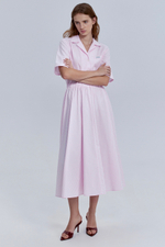 Платье в клетку из итальянского хлопка