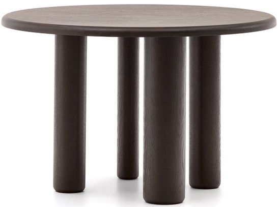 Mailen Круглый стол из шпона ясеня с темной отделкой Ø 120 см Испания La Forma