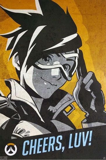 Постер Overwatch Tracer Cheers Luv (91.5x61) ABYDCO443