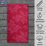 Полотенце махровое "Rose Color" 100% хлопок ПЛ-3502-03088 (70*130)