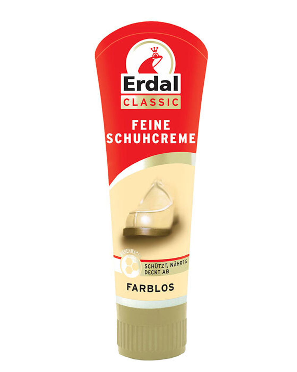 Крем для обуви в тубе Erdal Бесцветный 75 г