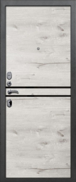 Входная дверь Волга-Бункер ДУЭТ 2 800*2000  Дуб арктик