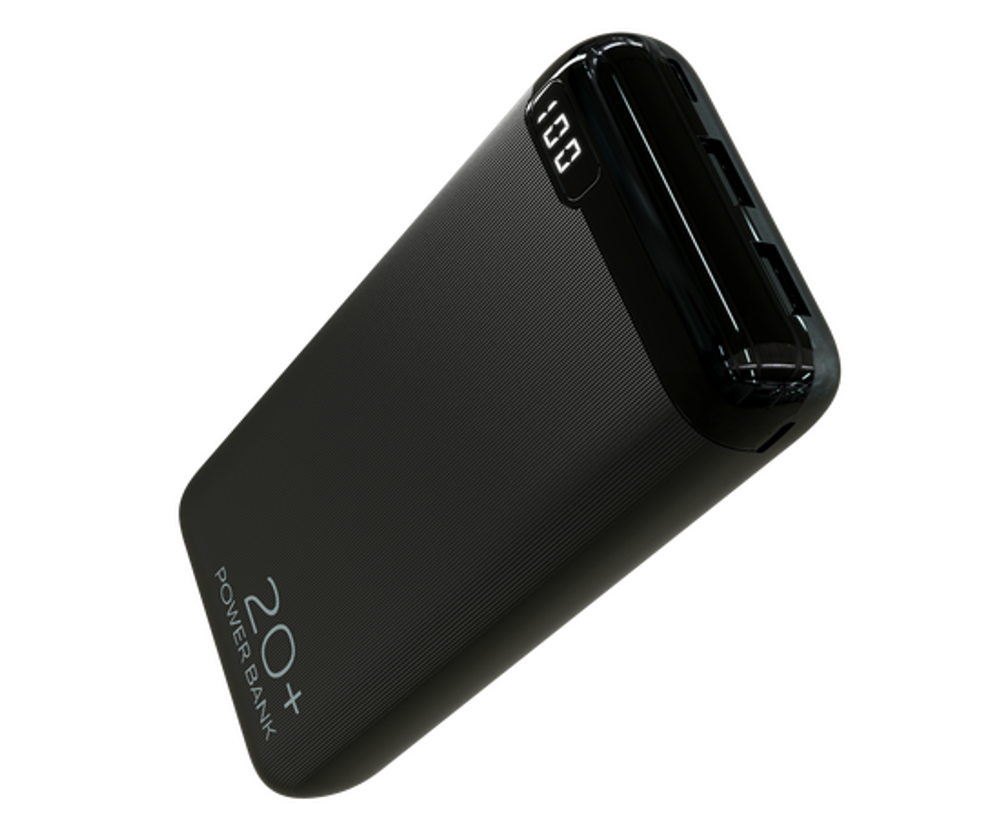 Порт.аккумул. Powerbank More Choice PB19-20 2 USB 2.1A-20000mAh бел.
