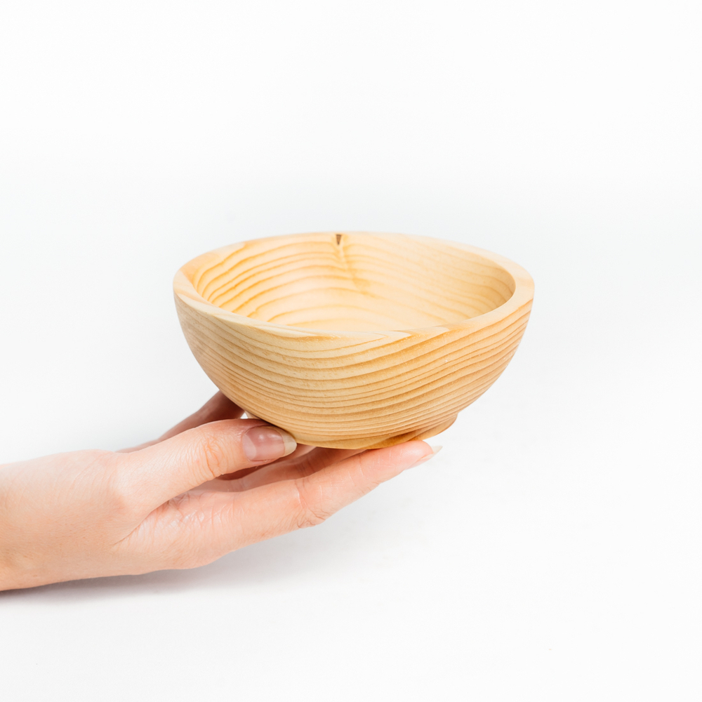 Деревянная тарелка Art of Siberia сибирский кедр 12,5см. T90