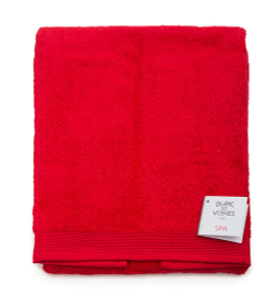 Коврик UNI CORAIL для ванной коралловый Blanc des Vosges 50x90 Красный