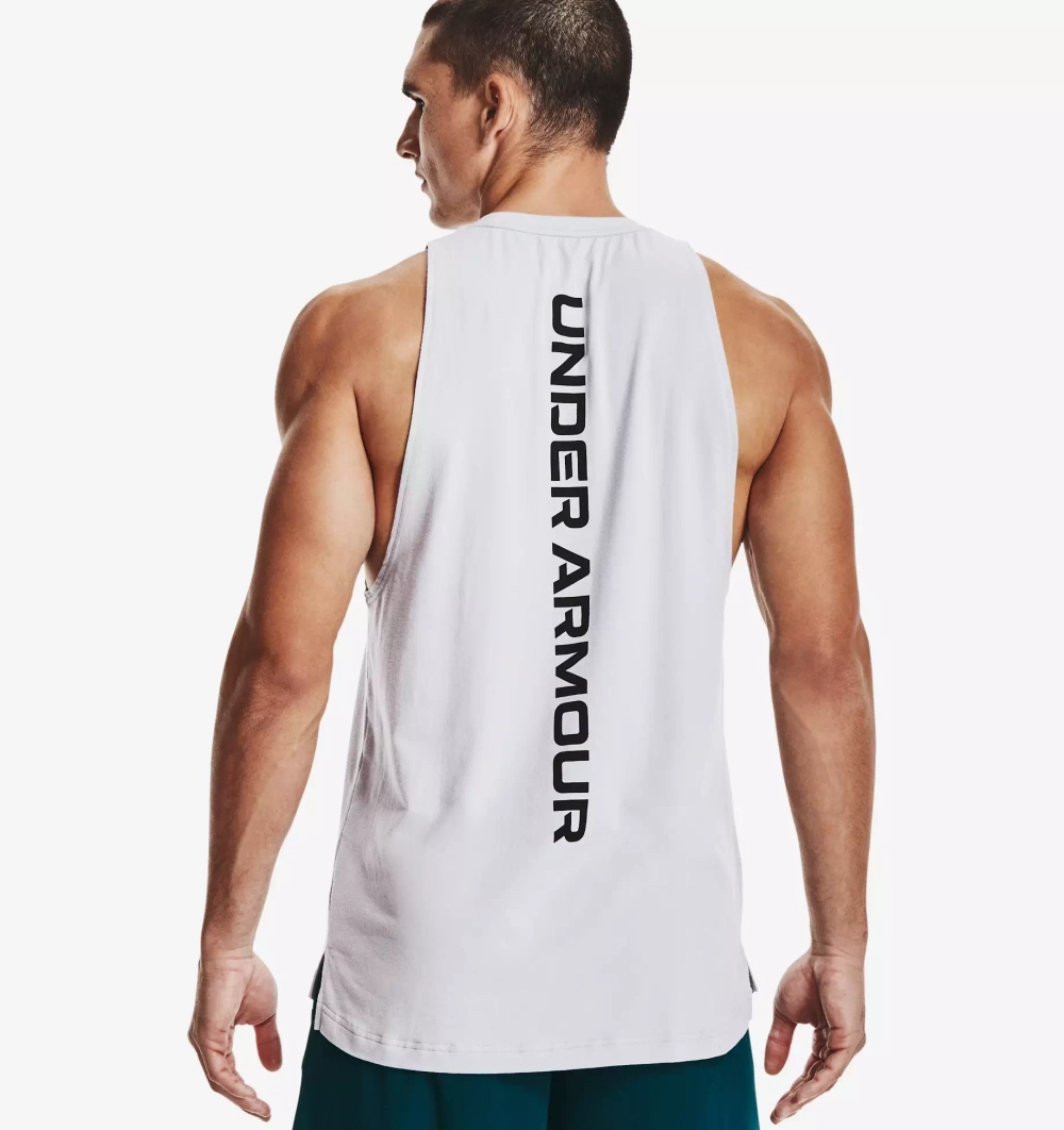 Мужская майка Under Armour UA BASELINE COTTON TANK-WHT