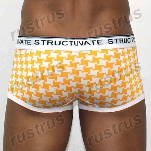 Мужские трусы хипсы желтые Private Structure PST0064