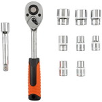 Ключ-трещотка 1/2 + торцевые головки Park