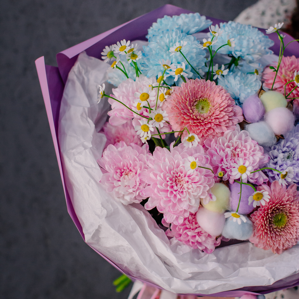 106. Дофаминовый букет в пастельных оттенках