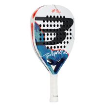 Ракетка для падела BULLPADEL Ionic Power 26, 494411, для продв. игроков, стекловолокно, сине-белый