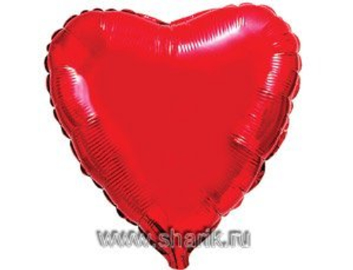 Шар фольга 18" СЕРДЦЕ без рисунка