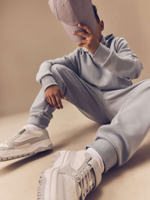 Толстовка с капюшоном и джоггеры в комплекте для мальчика Next AA8-114, Серый