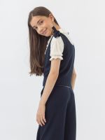 Жилет синий для девочки арт. АТ931