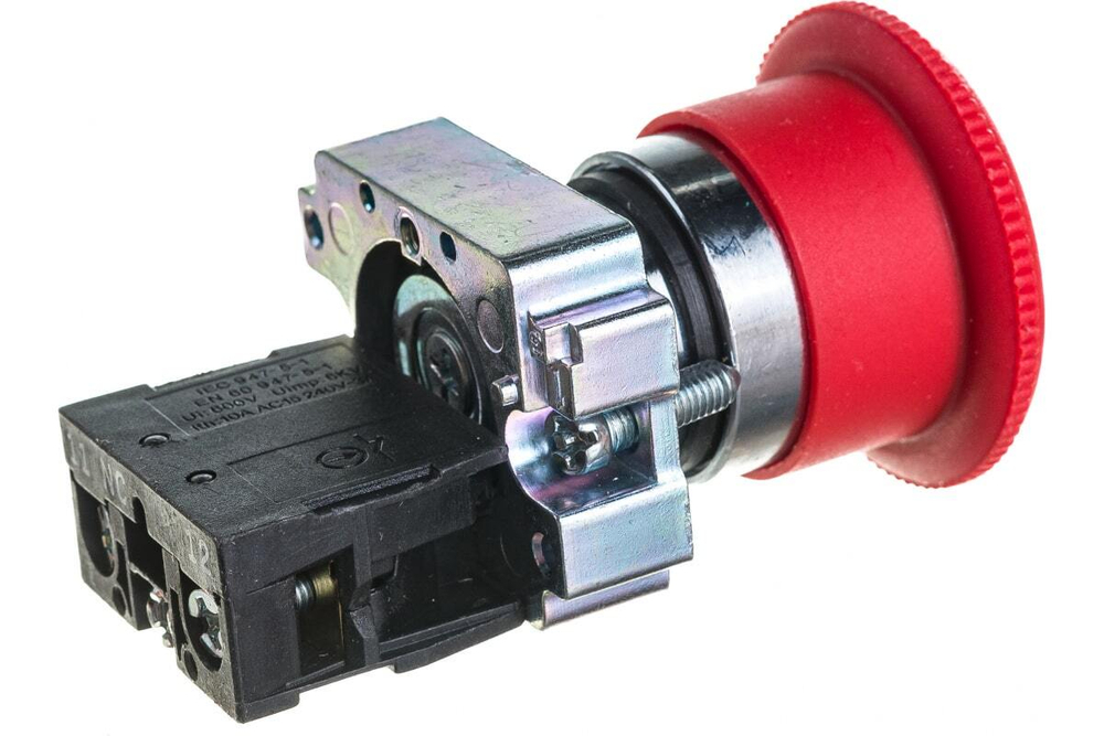 Кнопка управления LAY5-BS542 "Грибок" аварийная с фиксацией поворотная IEK