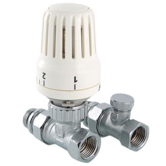 Комплект терморегулирующего оборудования Valtec 1/2" прямой (арт. VT.046.N.04)