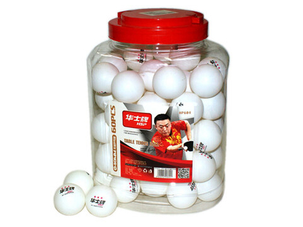 Шарики для настольного тенниса (пластик). В банке 60 шт: ABS60