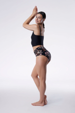 Высокие бесшовные трусики Peggy Brown (Размер: M) (Цвет: черный)