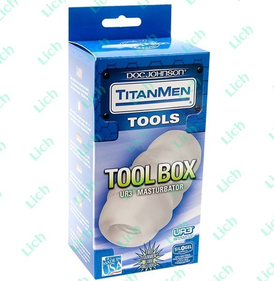 Белый мастурбатор TOOL BOX от TITANMEN