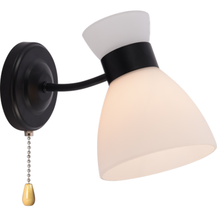 Бра светильник Rivoli Aemilia 9185-401 настенный 1хЕ27 60 Вт модерн с выключателем