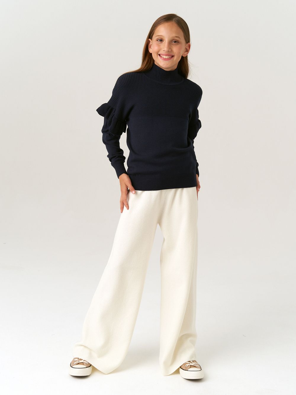 Джемпер для девочки AT244 синий