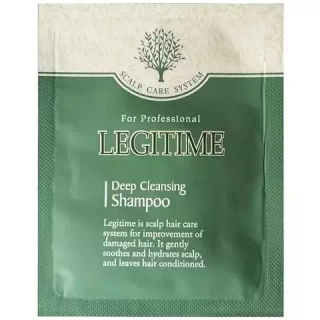 Шампунь для волос против перхоти МИНИ WELCOS Mugens Legitime Deep Cleansing Shampoo 6 г