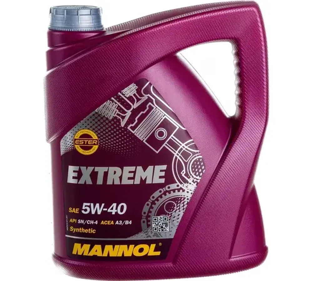 Масло Mannol Extreme 5W40 SL/CF A3/B4 (4л) синтетика