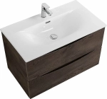 Тумба с раковиной BelBagno MARINO-CER-N-900-2C-SO-RNG-P Rovere Nature Grigio