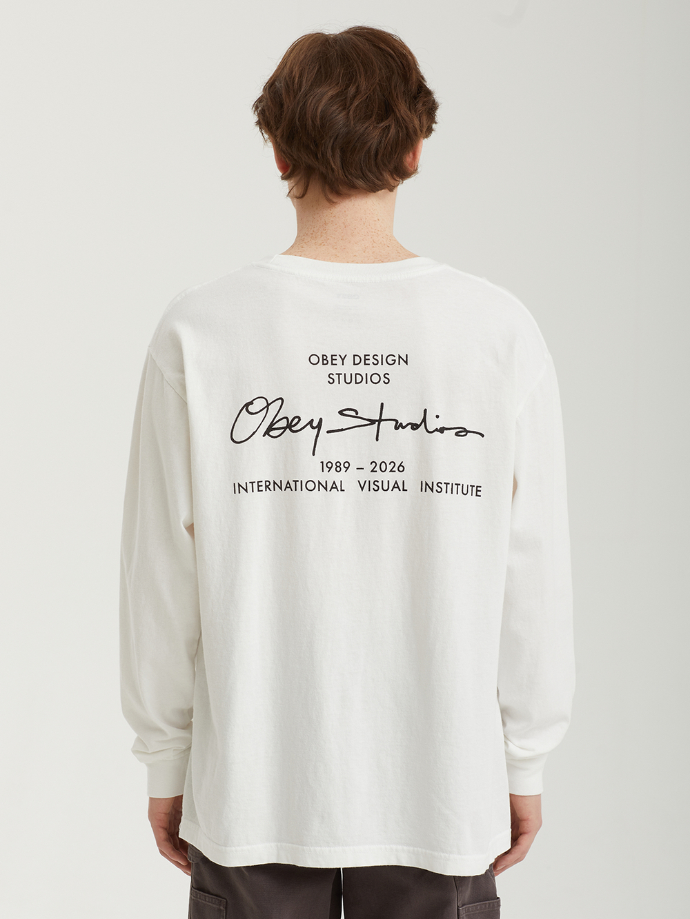 Мужской Лонгслив Obey Institute