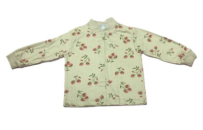 Кофточка длинный рукав из 100% хлопка (кулирки) на кнопках на рост 80 см