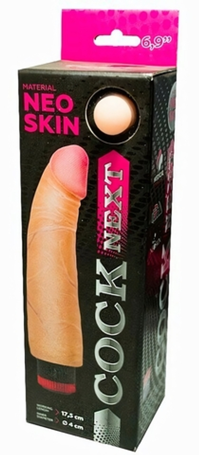 Вибратор-реалистик Cock Next (17,5 см) (Цвет: телесный)