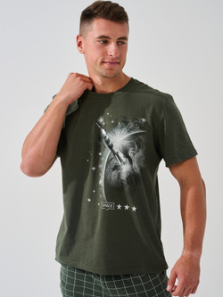 Пижама мужская "Космос" брюки (к/р)