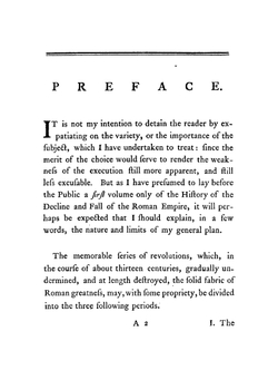The History of the Decline and Fall of the Roman Empire. Volume 1 | Edward Gibbon