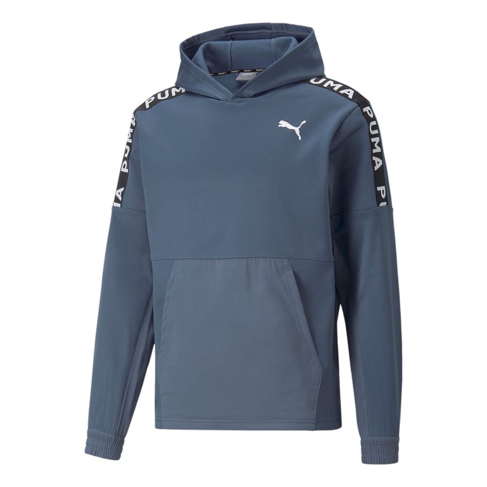 Мужская кофта теннисная Puma Fit Powerfleece Hoody Men - Dark Blue