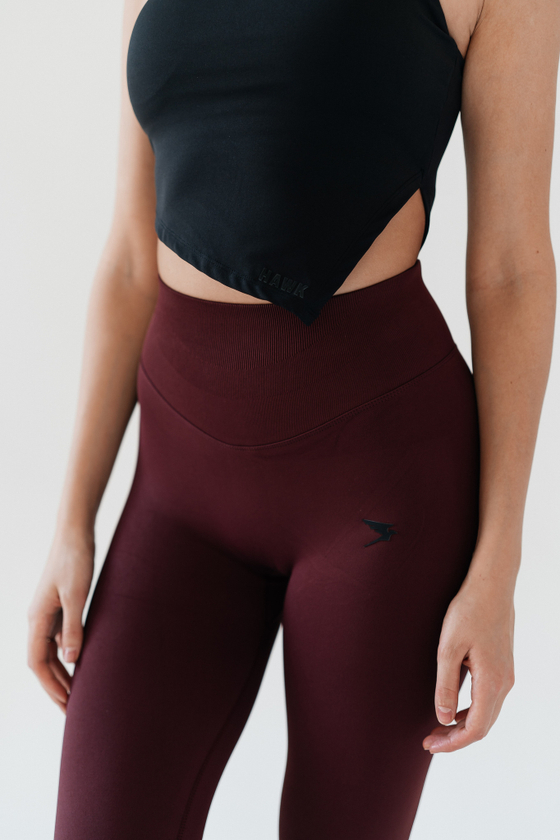 ЛЕГГИНСЫ PUSH UP (бордовый)