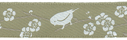 Лента атласная 12 мм с рисунком, цв.F11/149