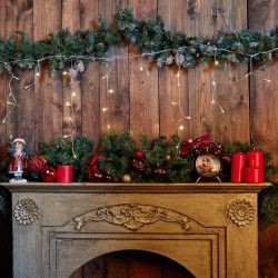 ULD-B1805-048-DTA WARM WHITE IP20 Бахрома светодиодная с контроллером. 1.8 м. 48 светодиодов. Теплый белый свет. Провод прозрачный. TM Uniel.