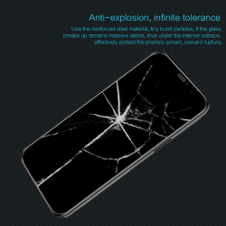 Защитное стекло с прозрачными рамками от Nillkin для iPhone 12 mini, серия H Anti-Explosion Glass Screen Protector